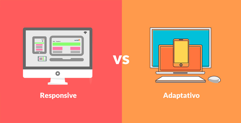 web responsive vs diseño adaptativo