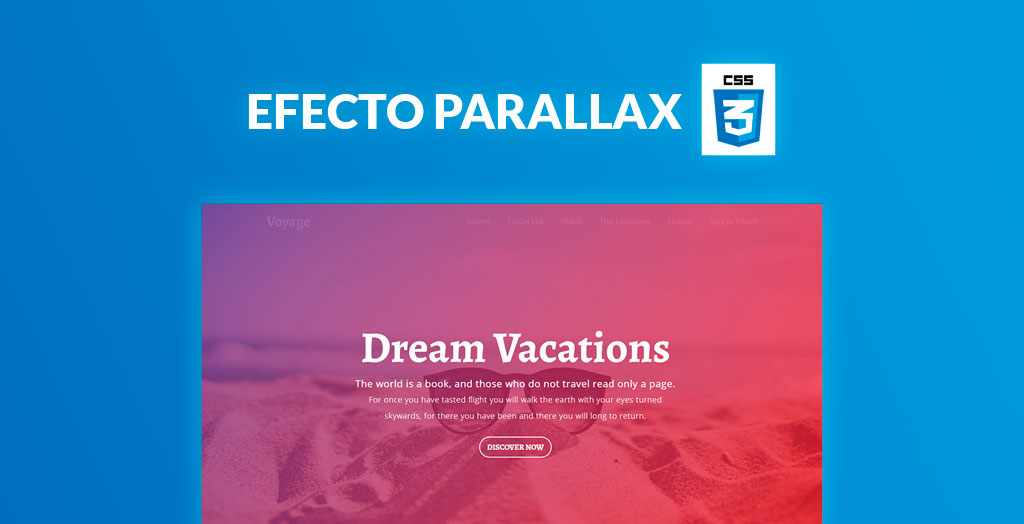 Cómo crear un efecto parallax con CSS
