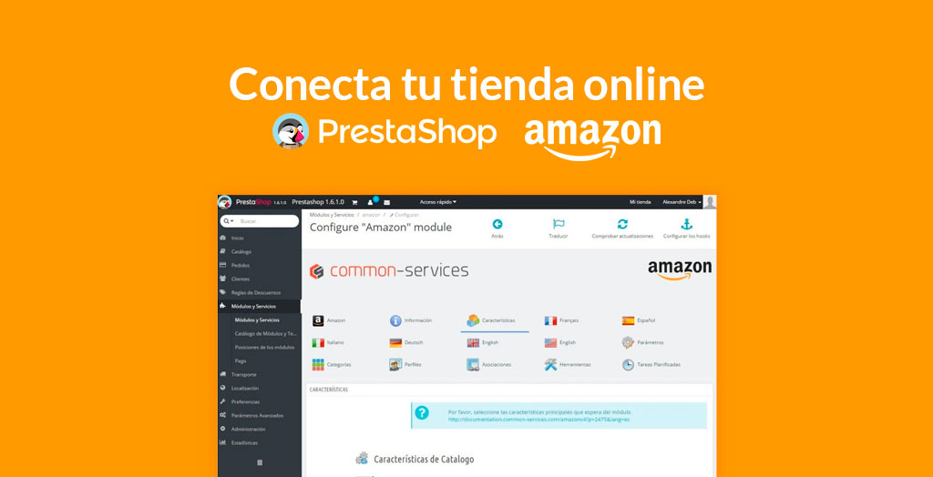 conectar Prestashop con Amazon