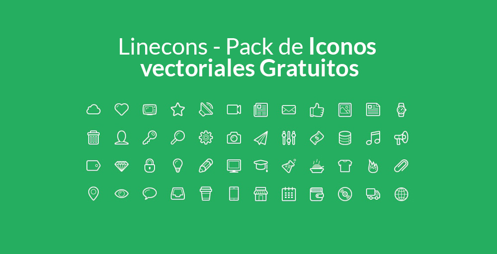 Pack de Iconos vectoriales Gratuitos