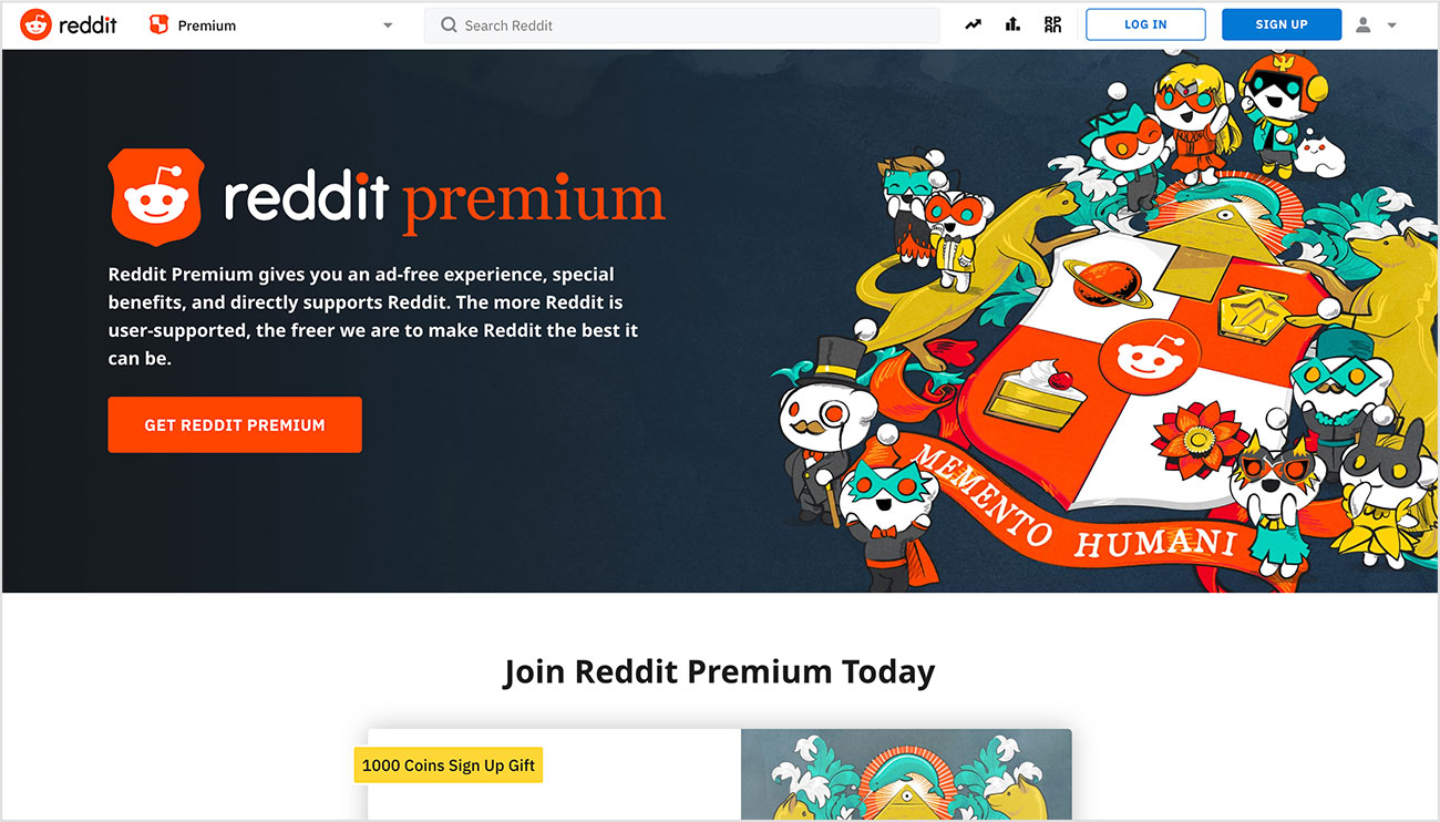 plan Reddit Premium