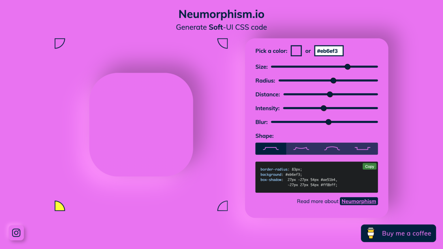 Neumorphism herramientas gratuitas para diseñadores