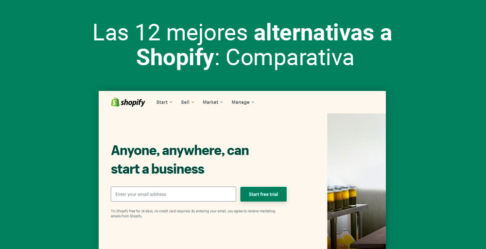 las 12 mejores alternativas a shopify: comparativa